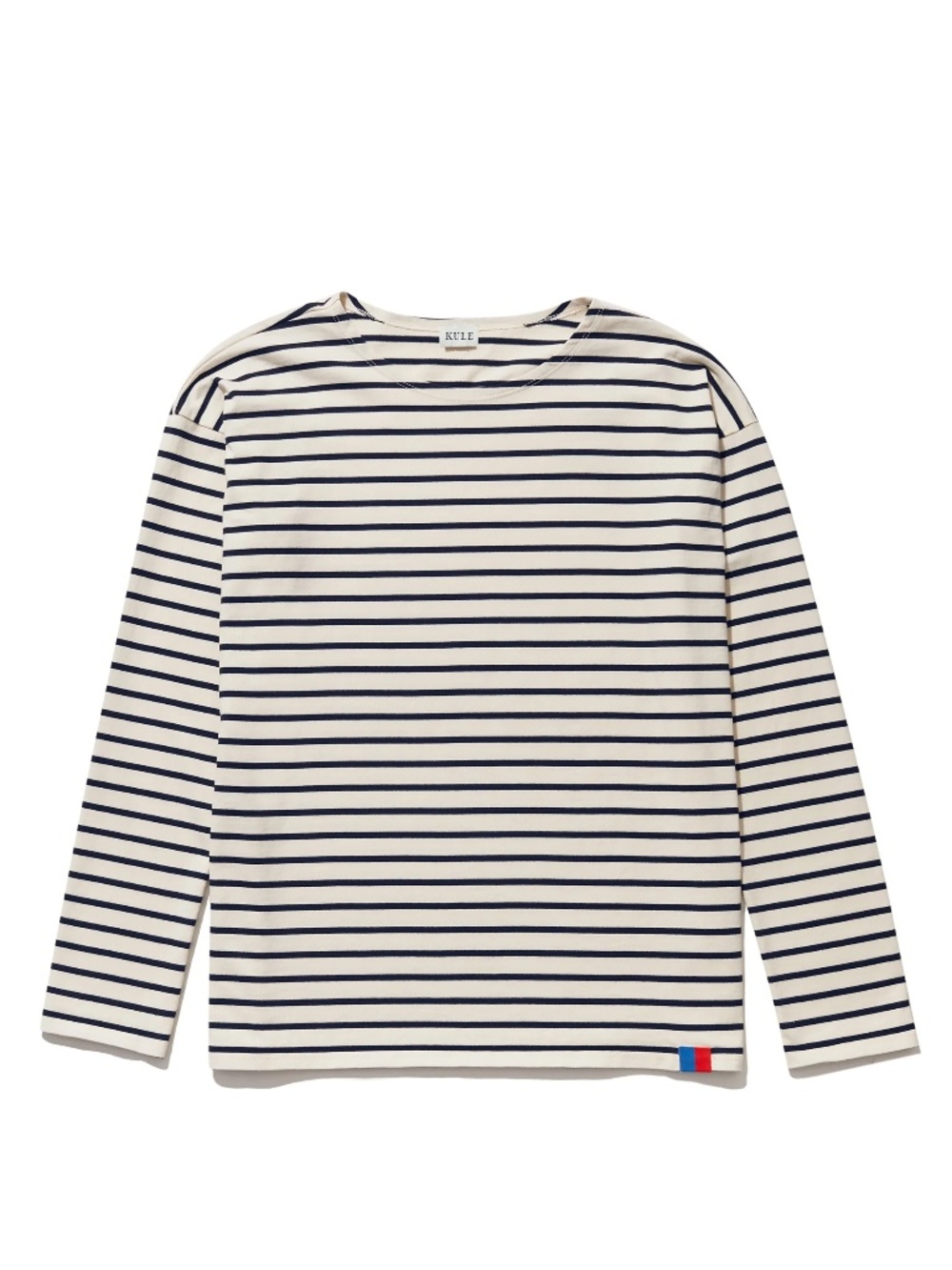 KULE Boyfriend Shirt Cream/Navy